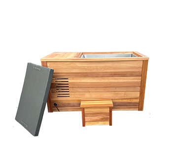 outdoor sauna cube cedar manufacturer