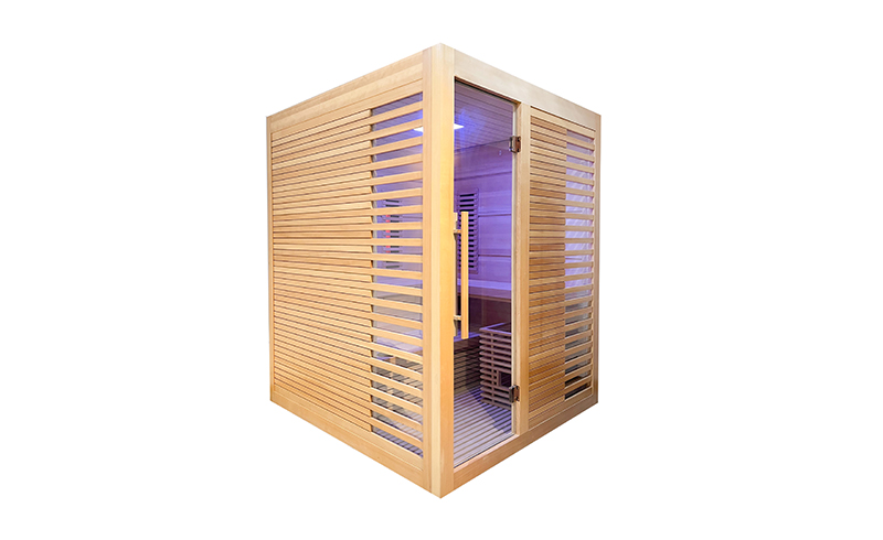Canadian red cedar sauna room